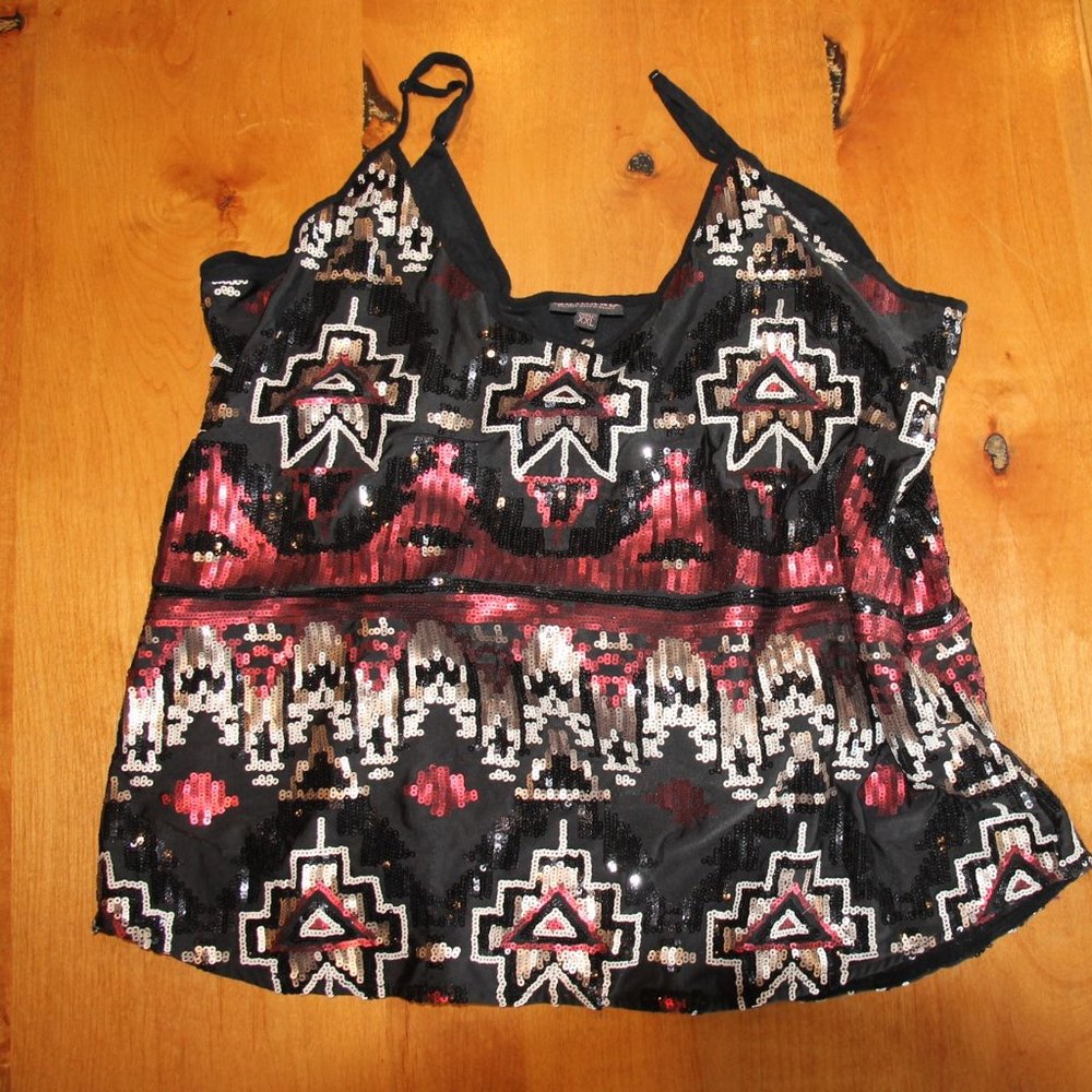 Shyanne Sequin Aztec Tank